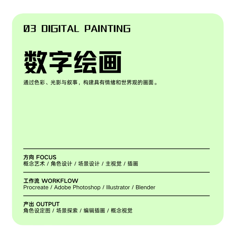 数字绘画技能